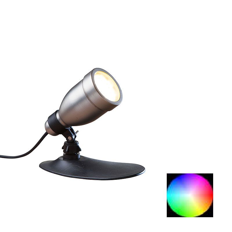 Smart light RGB - bodové světlo 9W, kov, kabel 3 m (L439-00)